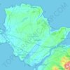 Топографическая карта Anglesey, высота, рельеф