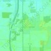 Топографическая карта Cygnet, высота, рельеф