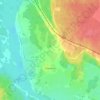 Топографическая карта Ромашки, высота, рельеф