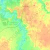 Топографическая карта Пыть-Ях, высота, рельеф