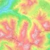 Топографическая карта Bramans, высота, рельеф