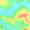 Топографическая карта Грабич, высота, рельеф