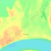 Топографическая карта Кутана, высота, рельеф
