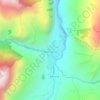 Топографическая карта Эльтюбю, высота, рельеф