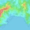 Топографическая карта Ла-Круа-Вальме, высота, рельеф