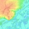 Топографическая карта Осовец, высота, рельеф