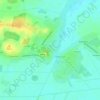 Топографическая карта Хотляны, высота, рельеф