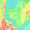 Топографическая карта Чердаклинский район, высота, рельеф