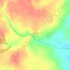 Топографическая карта Цинеево, высота, рельеф