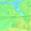 Топографическая карта Osceola, высота, рельеф