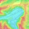 Топографическая карта Станционный, высота, рельеф