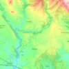 Топографическая карта Abiego, высота, рельеф