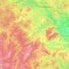 Топографическая карта Чкаловский район, высота, рельеф