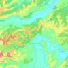 Топографическая карта Incisa Scapaccino, высота, рельеф