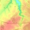 Топографическая карта Деменщина, высота, рельеф