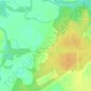 Топографическая карта Сновянка, высота, рельеф