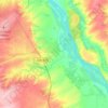 Топографическая карта Берёзовское территориальное управление, высота, рельеф