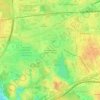 Топографическая карта посёлок Дома отдыха "Озёра", высота, рельеф