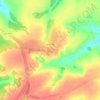 Топографическая карта Ярымово, высота, рельеф