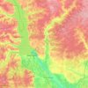 Топографическая карта Городецкий муниципальный округ, высота, рельеф