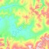 Топографическая карта Калгуты, высота, рельеф