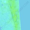 Топографическая карта Saint Augustine Beach, высота, рельеф