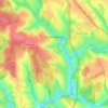 Топографическая карта Вороновица, высота, рельеф