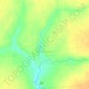 Топографическая карта Большая Ижмора, высота, рельеф