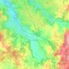Топографическая карта Chamboret, высота, рельеф
