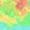 Топографическая карта Маслово, высота, рельеф
