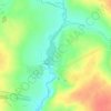 Топографическая карта Овчухи, высота, рельеф