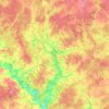 Топографическая карта Снопоть, высота, рельеф
