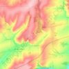 Топографическая карта Лекаревское сельское поселение, высота, рельеф