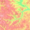 Топографическая карта Непрядва, высота, рельеф