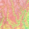 Топографическая карта Muli Tibetan Autonomous County, высота, рельеф
