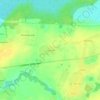 Топографическая карта Кузькино, высота, рельеф