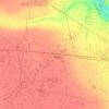 Топографическая карта Лузинское сельское поселение, высота, рельеф