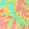 Топографическая карта Susquehanna River, высота, рельеф