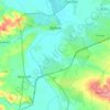 Топографическая карта Дубно, высота, рельеф