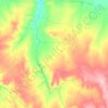 Топографическая карта Пугачёвский сельсовет, высота, рельеф