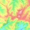 Топографическая карта Chapada, высота, рельеф