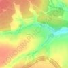 Топографическая карта Гумны, высота, рельеф