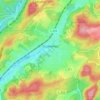 Топографическая карта Dudweiler, высота, рельеф