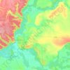 Топографическая карта Чигоракский территориальный отдел, высота, рельеф