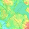 Топографическая карта Солнечногорск, высота, рельеф