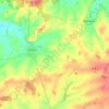 Топографическая карта Levroux, высота, рельеф