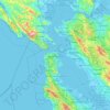 Топографическая карта Сан-Франциско, высота, рельеф