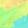 Топографическая карта Старокорсунская, высота, рельеф