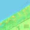 Топографическая карта Long Beach, высота, рельеф