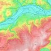 Топографическая карта Серен, высота, рельеф
